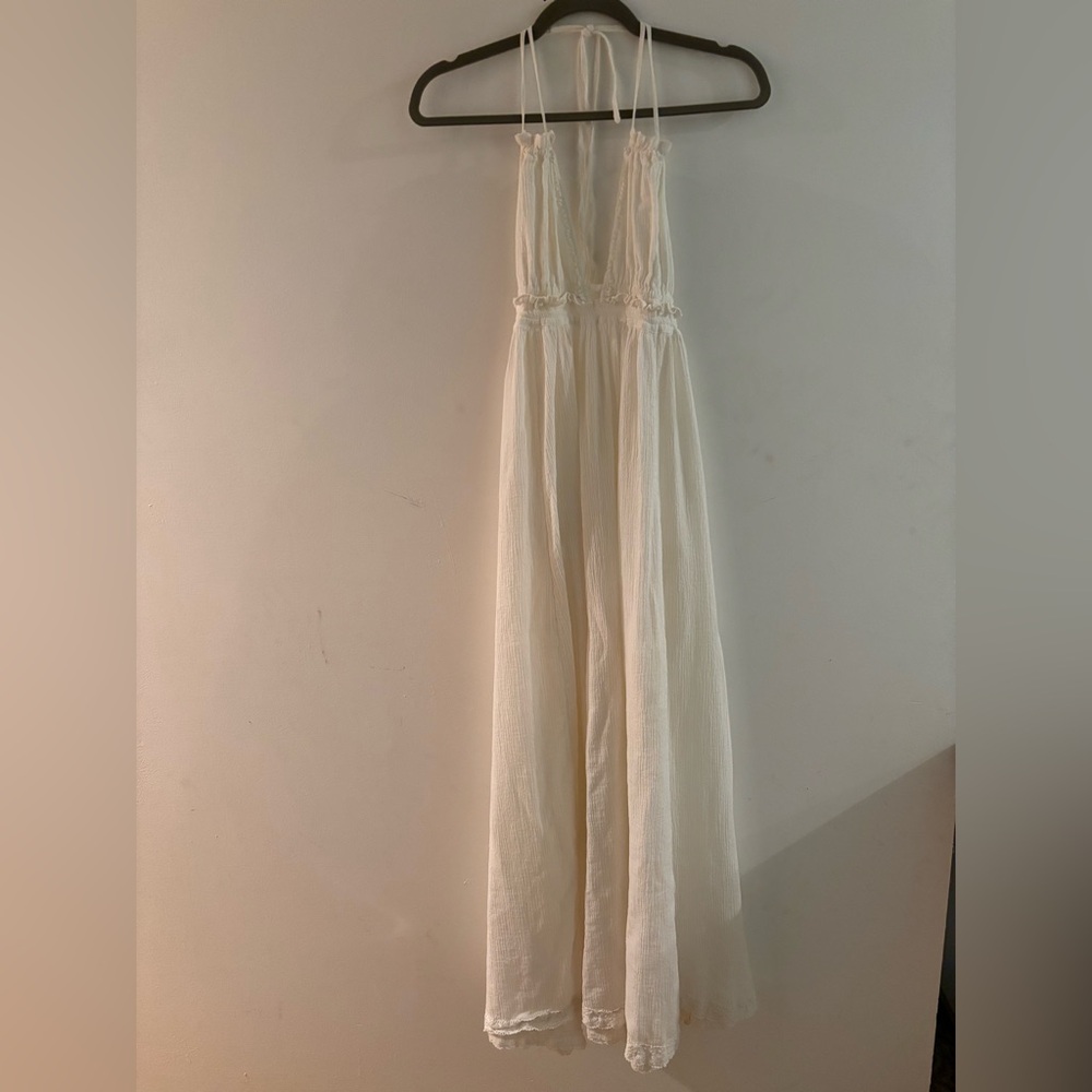 Victoria's Secret sheet white/Cream Lightweight cotton Maxi Dress